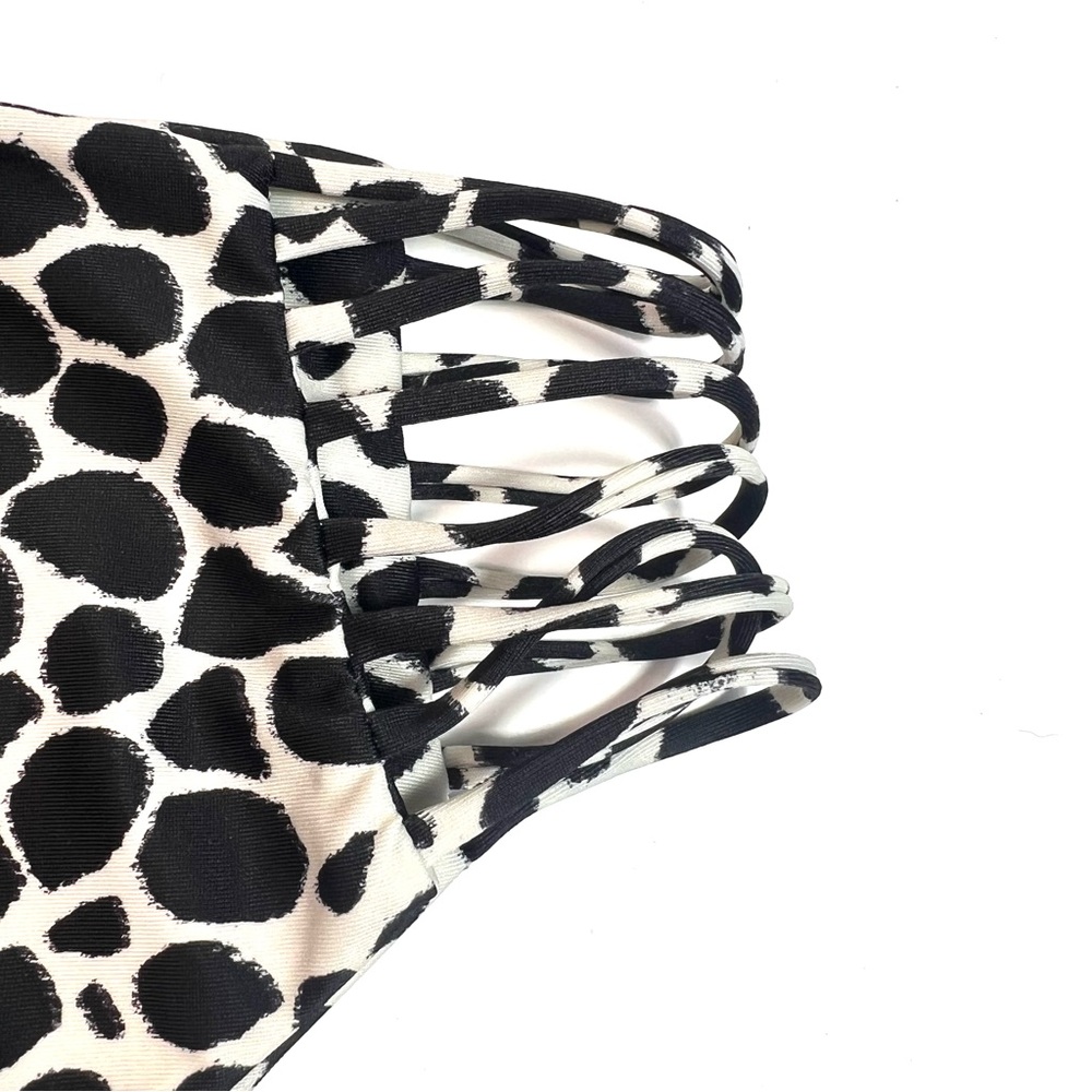 Aila Blue Woodsy Bikini Bottoms in Cheetah Size Small - Picture 6 of 9